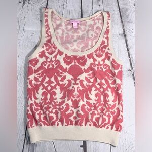 Lilly Pulitzer Pink and Cream Sweater